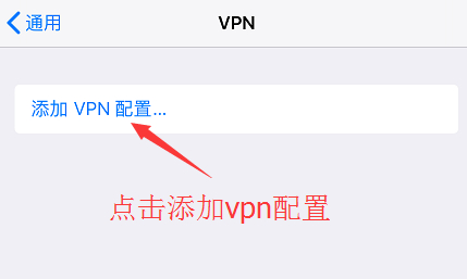 添加VPN配置